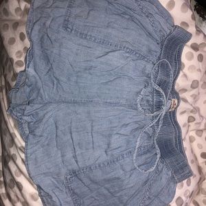 Cute soft denim shorts